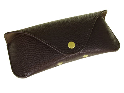 Glasses Case 'Eco-Leather' Chocolate Brown