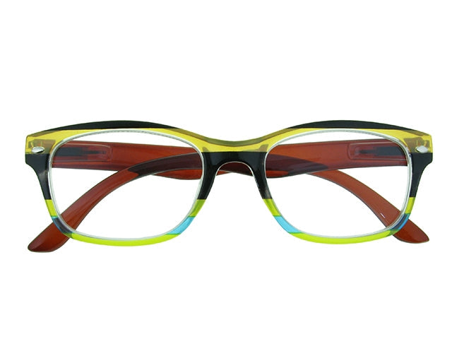 Reading Glasses 'Carnival' Brown Multi