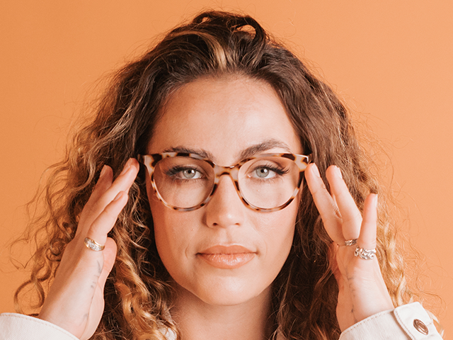 Zero Glasses 'Millie' White Tortoiseshell