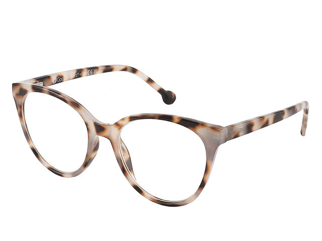 Zero Glasses 'Millie' White Tortoiseshell