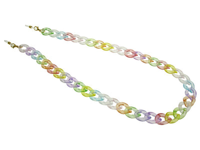 Glasses Chain 'Flat Chunky' Pastel Dream