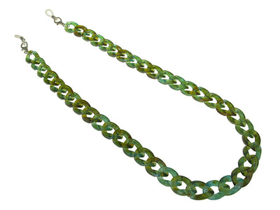 Glasses Chain 'Flat Chunky' Sea Green