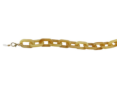 Glasses Chain 'Chunky Oval' Honey