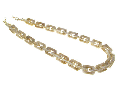 Glasses Chain 'Chunky Rectangular' Beach