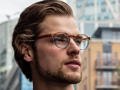 Reading Glasses 'South Bank' Brown/Blue