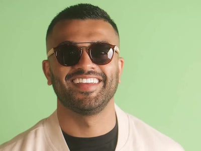 Sunglasses Polarised 'Tokyo' Brown/Bamboo