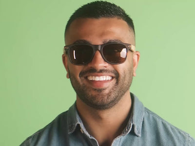 Sunglasses Polarised 'Ash' Tortoiseshell/Bamboo