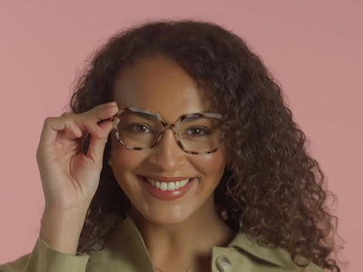 Reading Glasses 'Athena' White Tortoiseshell
