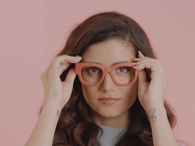 Eco-Wheat Reading Glasses 'Encore' Orange