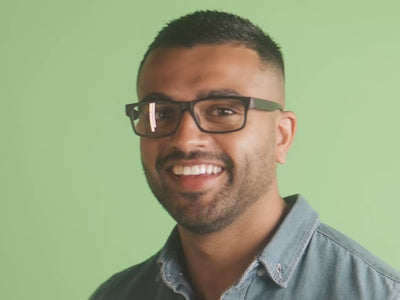 Reading Glasses 'Logan' Matt Black