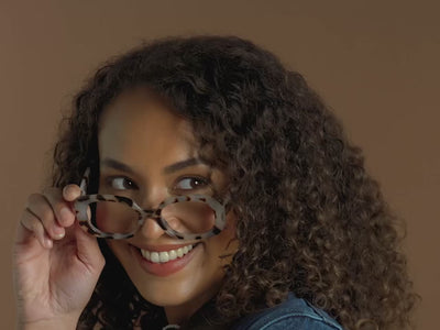 Reading Glasses 'Luna' White Tortoiseshell