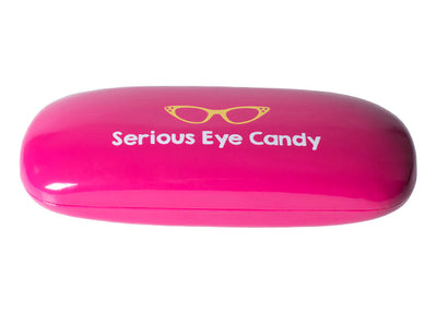 Glasses Case 'Bright Slogan' Pink